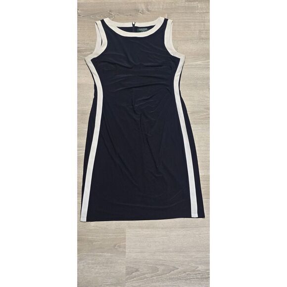 Lauren‎ Ralph Lauren Women's Navy Blue & White Stripe Size 14 - Picture 1 of 13
